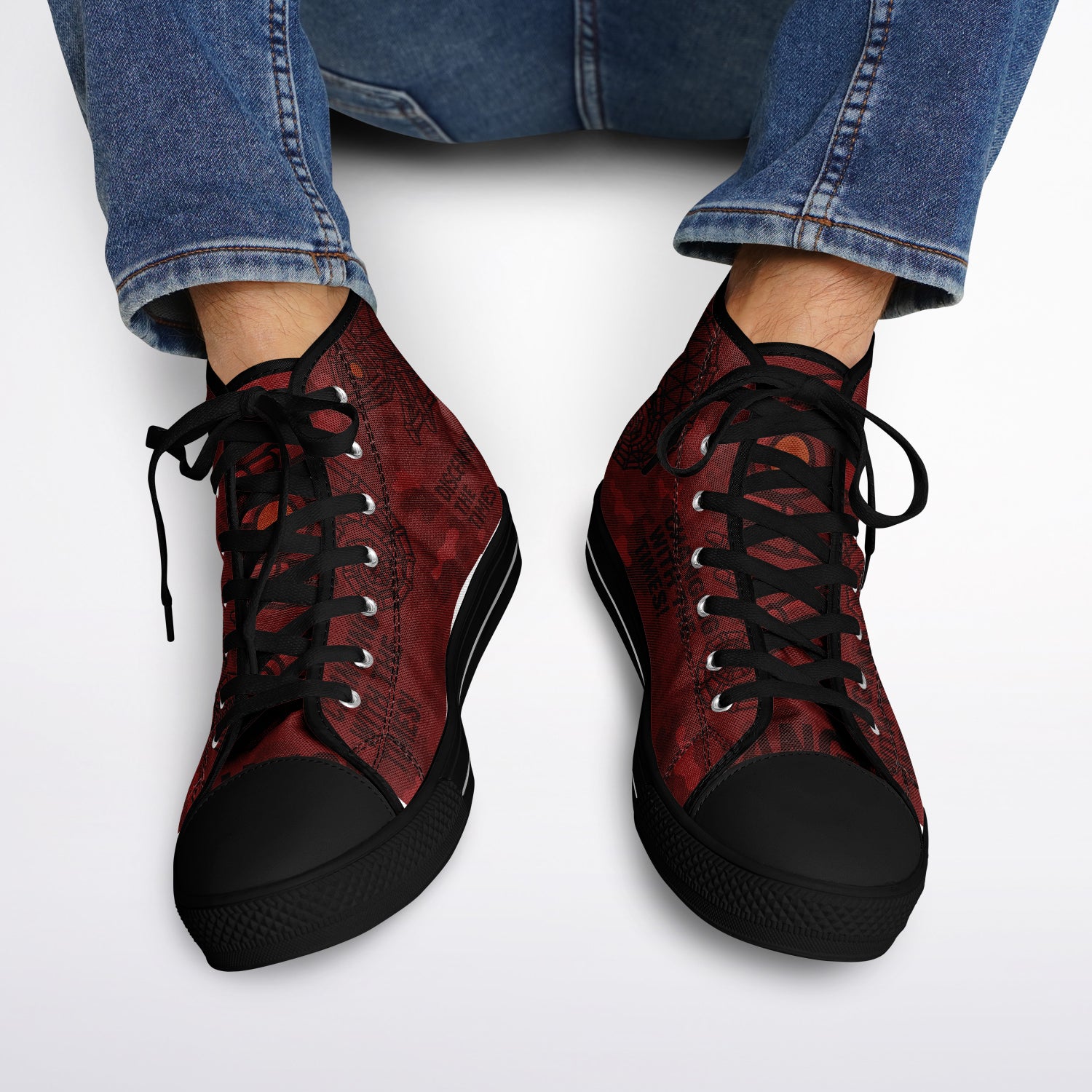 Urban Peak High Top Shoes - AOP