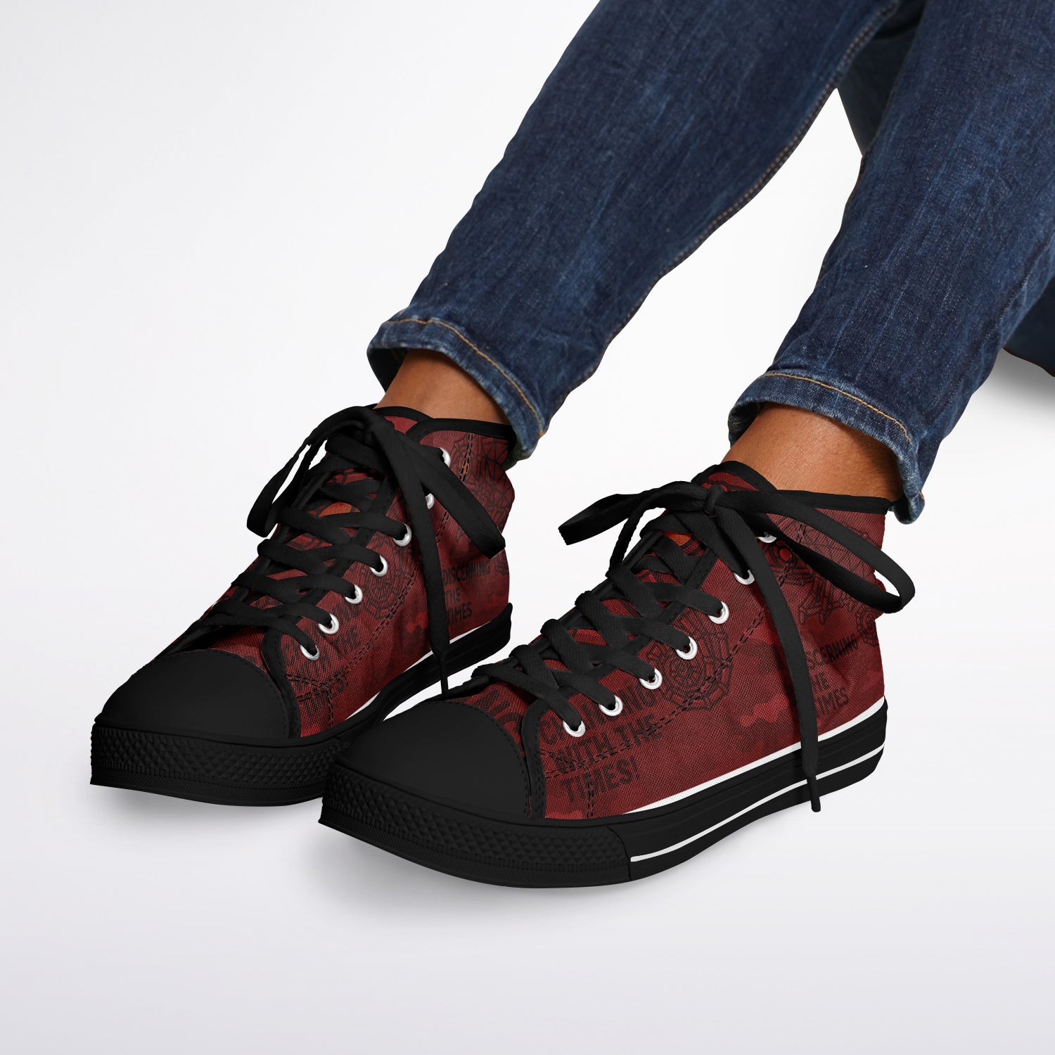 Urban Peak High Top Shoes - AOP