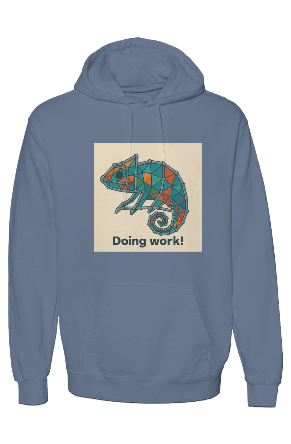 Garment-Dyed Hooded Sweatshirt