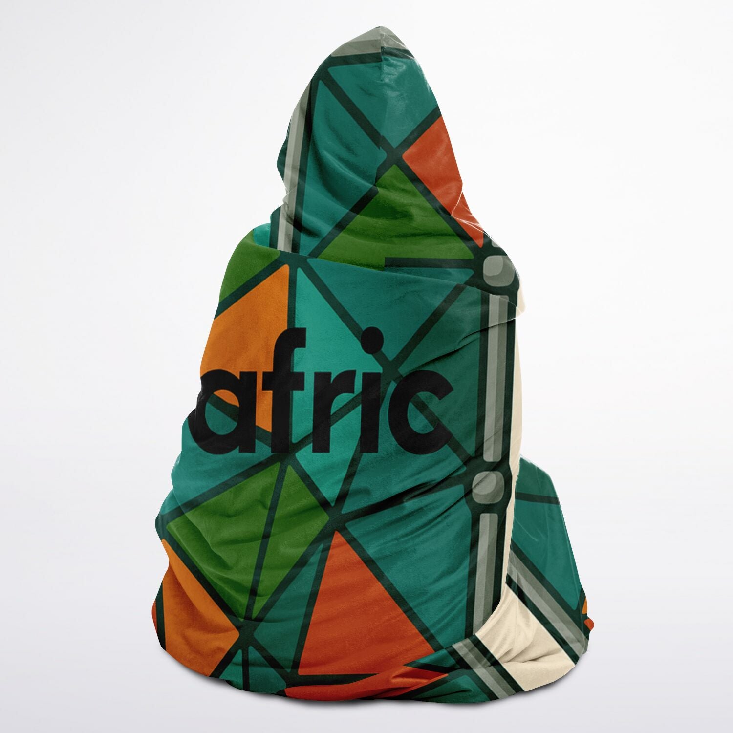 Hooded Blanket Sherpa - AOP
