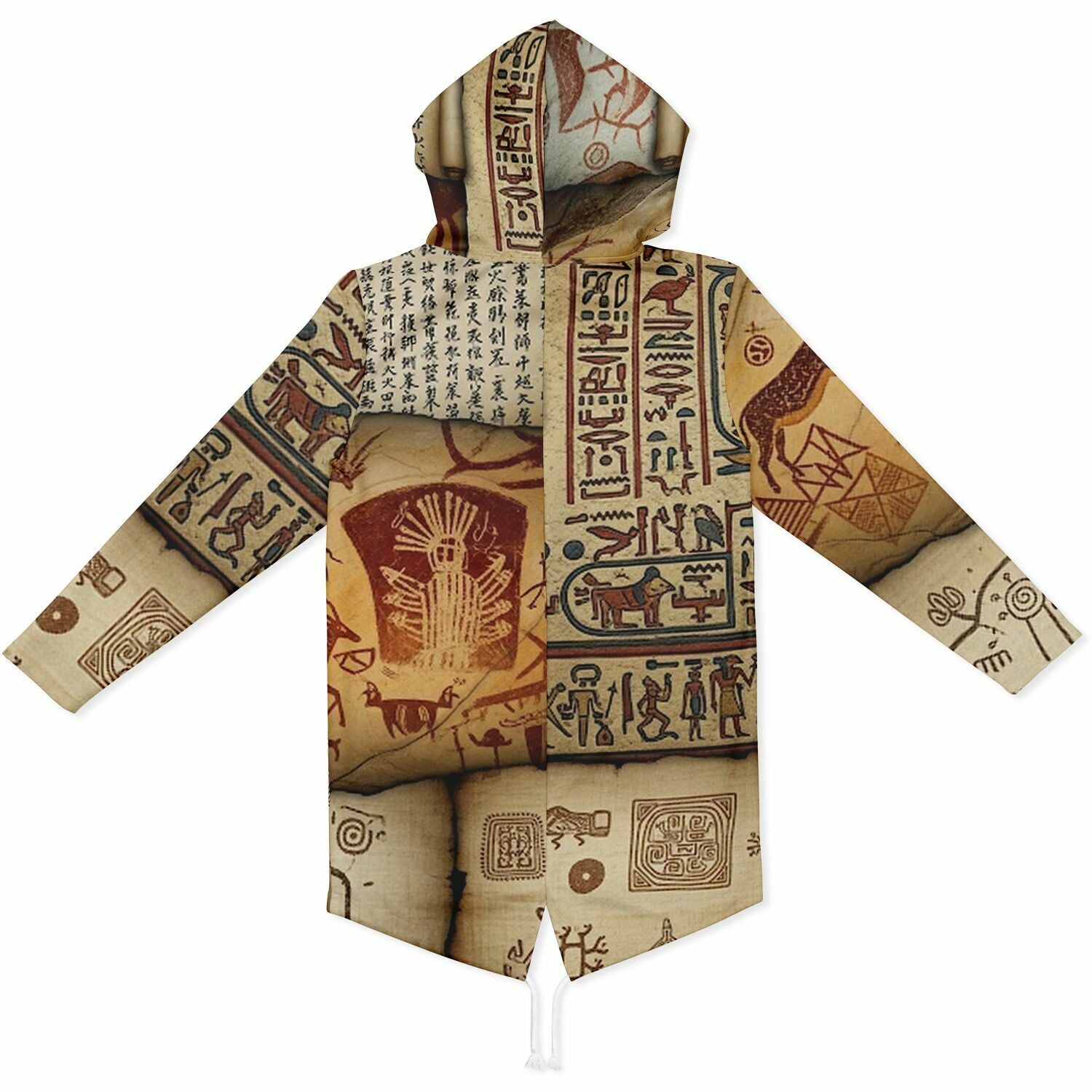 Fashion Elongated Hoodie - AOP