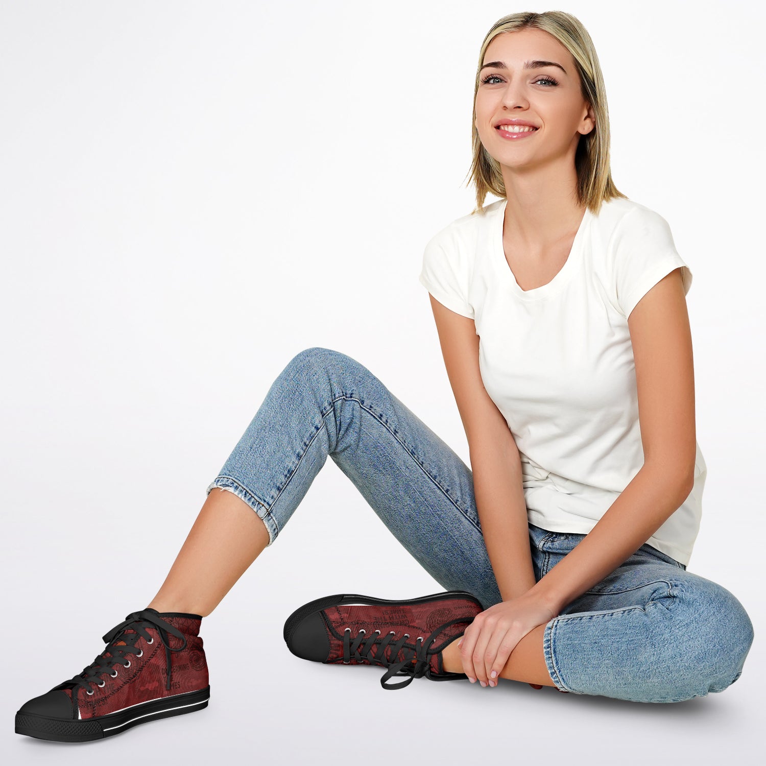 Urban Peak High Top Shoes - AOP