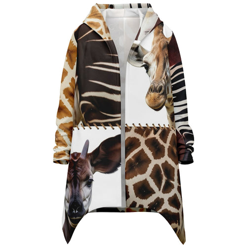 Fashion Elongated Cloak - AOP